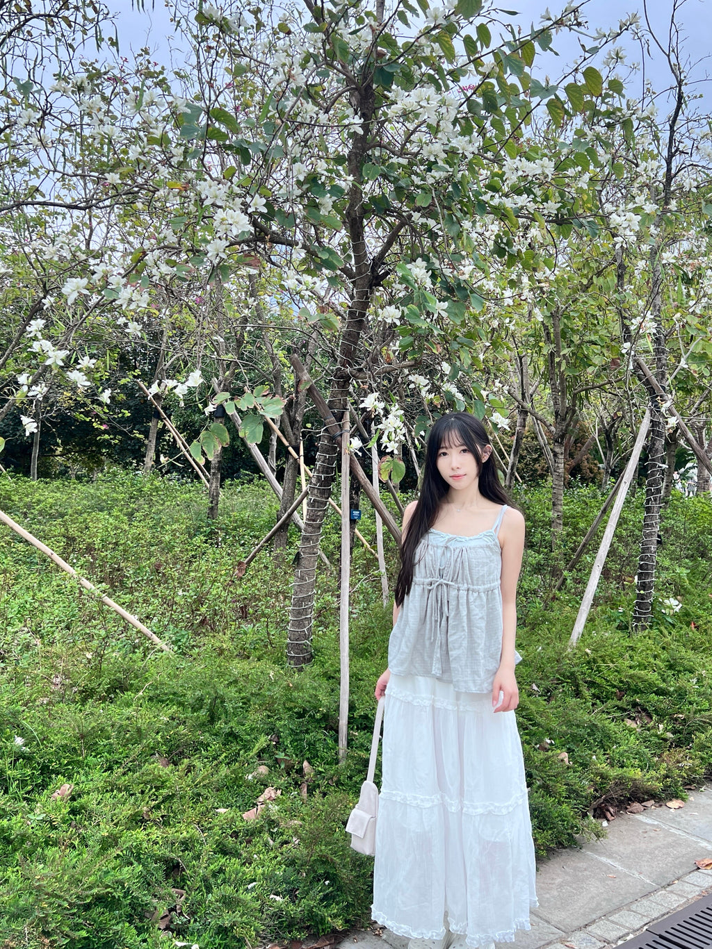 S1039 |超百搭ʕ˶•-•˵ིྀʔ韓系木耳邊長裙