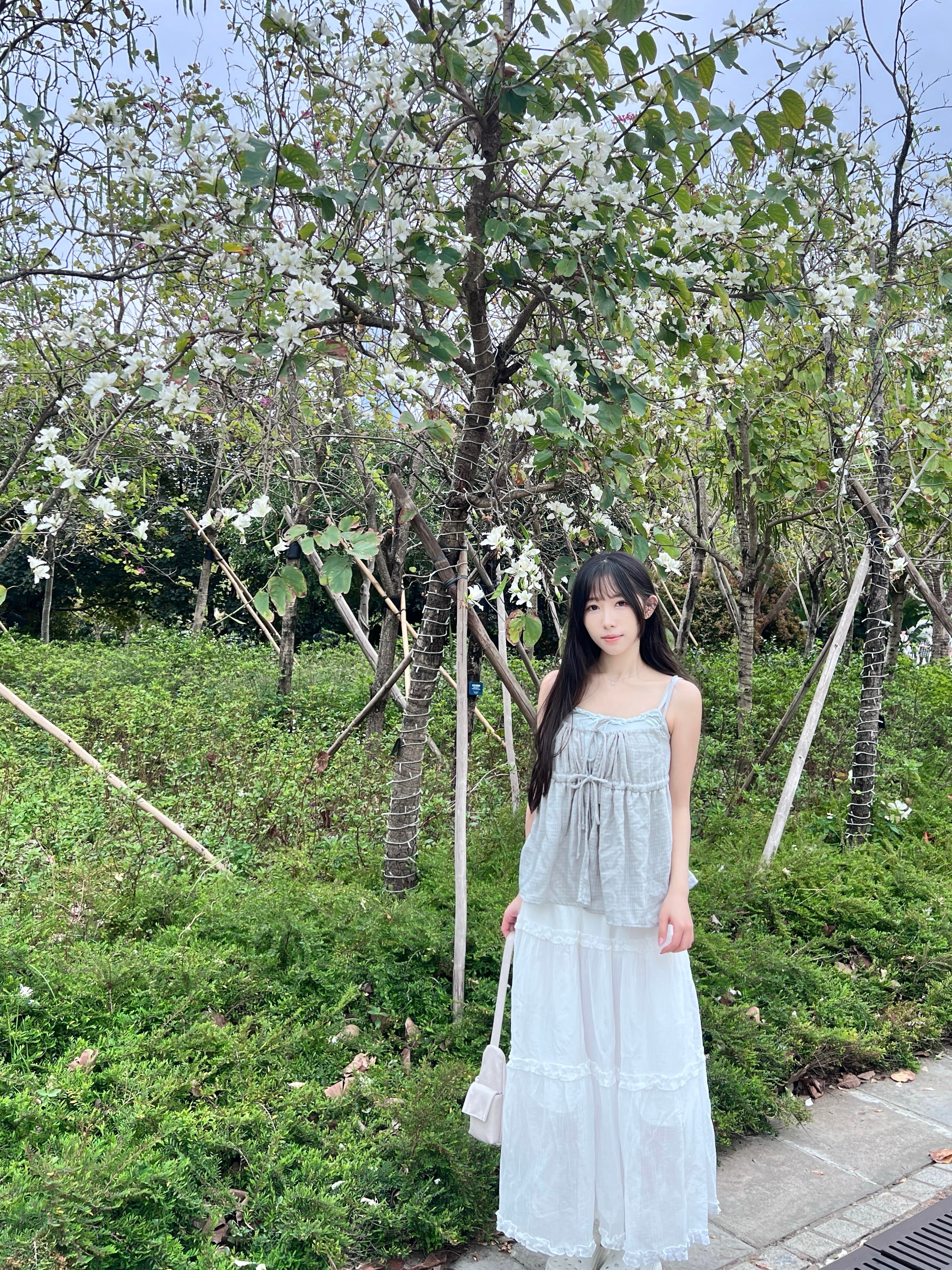 S1039 |超百搭ʕ˶•-•˵ིྀʔ韓系木耳邊長裙