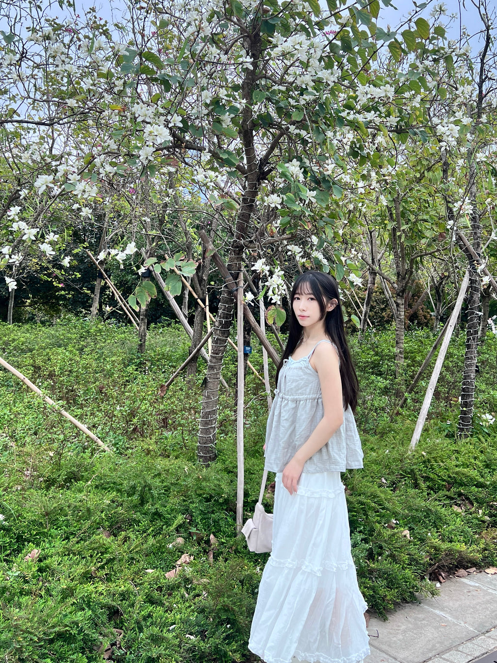 S1039 |超百搭ʕ˶•-•˵ིྀʔ韓系木耳邊長裙
