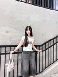 T4241 |美式數字露肩短T⭑.ᐟ（4色入）