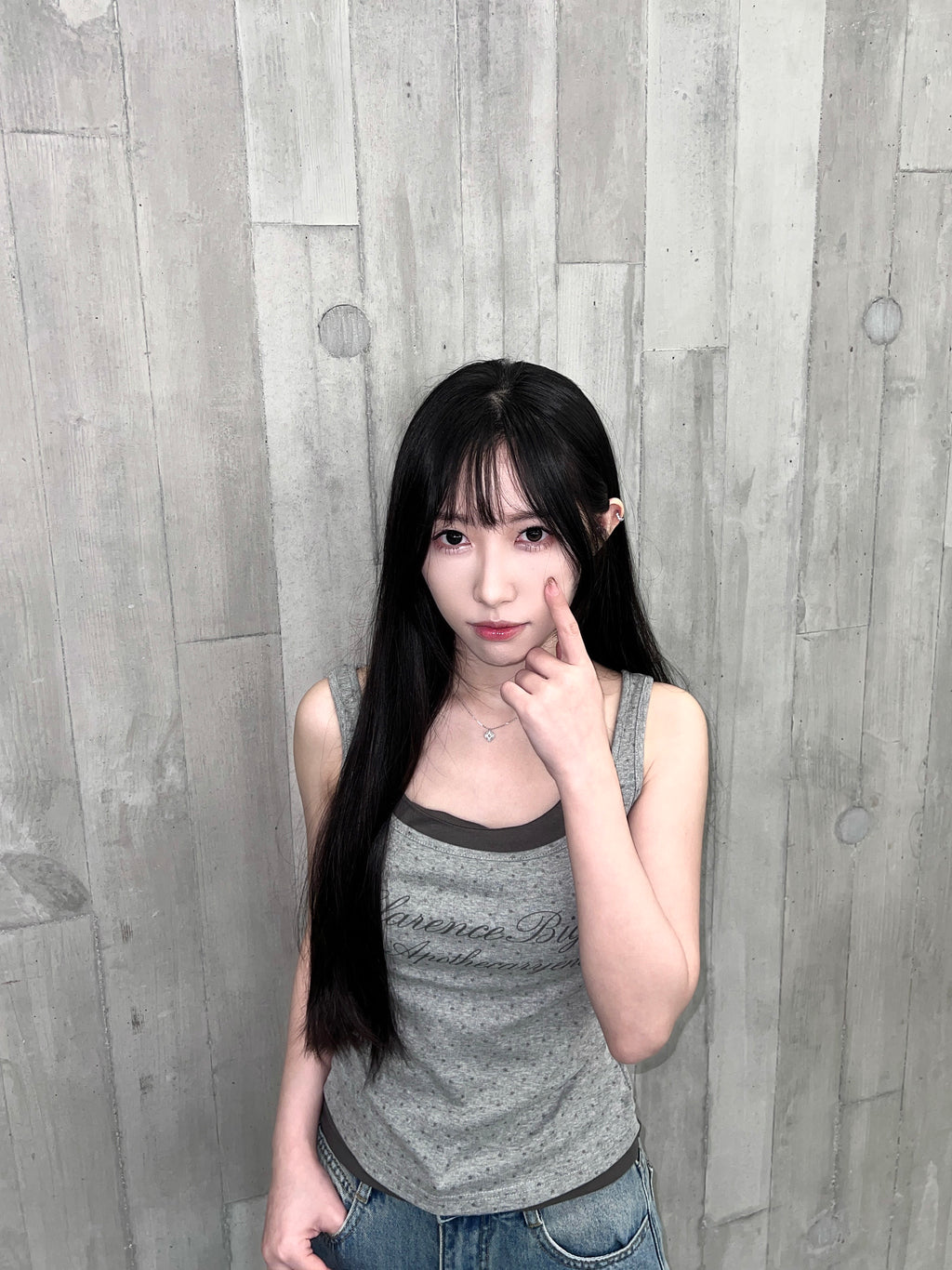 T4276 |美式星星假兩件背心࣪𖤐（3色入）