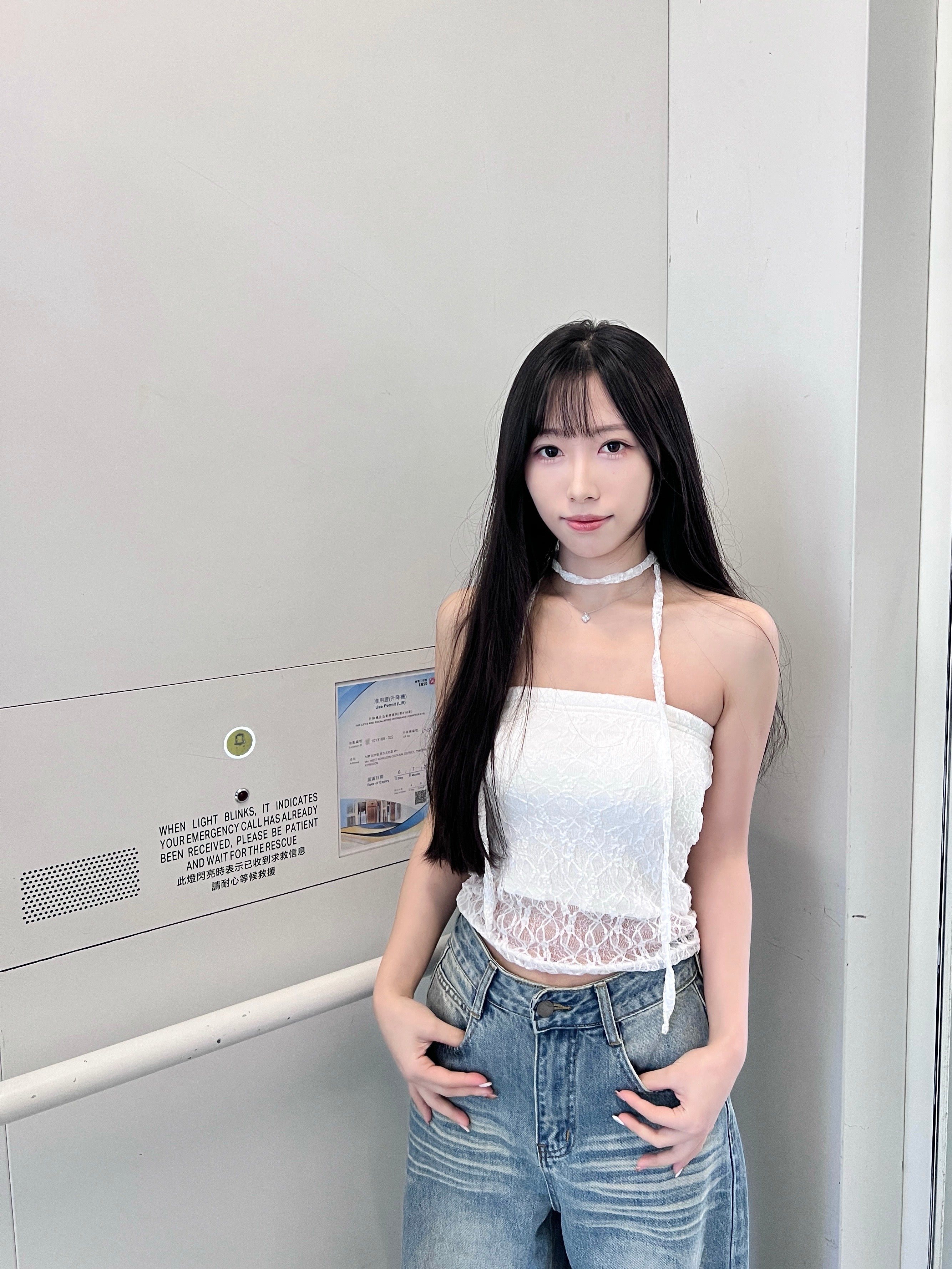 T4300 |小性感蕾絲抹胸꒰ᐢ⸝⸝⸝⸝⸝ᐢ꒱⸒⸒(帶胸墊)（3色入）